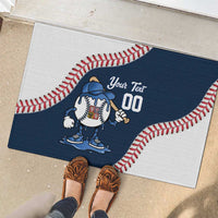 Czech Republic 2026 Baseball Custom Rubber Doormat Go Cesko Drip Style