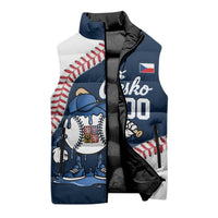 Czech Republic 2026 Baseball Custom Sleeveless Puffer Jacket Go Cesko Drip Style