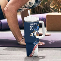 Czech Republic 2026 Baseball Custom Tumbler With Handle Go Cesko Drip Style