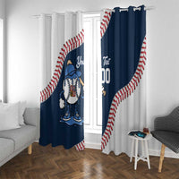 Czech Republic 2026 Baseball Custom Window Curtain Go Cesko Drip Style