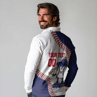 South Korea 2026 Baseball Custom Long Sleeve Polo Shirt Go Champions Drip Style