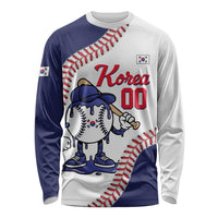 South Korea 2026 Baseball Custom Long Sleeve Shirt Go Champions Drip Style