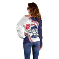 South Korea 2026 Baseball Custom Off Shoulder Sweater Go Champions Drip Style