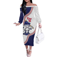 South Korea 2026 Baseball Custom Off The Shoulder Long Sleeve Dress Go Champions Drip Style