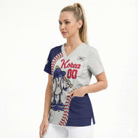 South Korea 2026 Baseball Custom Scrub Top Go Champions Drip Style