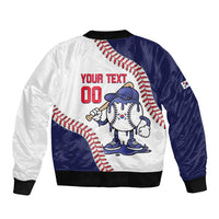 South Korea 2026 Baseball Custom Sleeve Zip Bomber Jacket Go Champions Drip Style