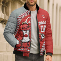 Canada 2026 Baseball Custom Bomber Puffer Jacket Go Champions Drip Style