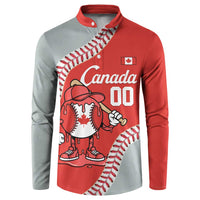 Canada 2026 Baseball Custom Button Sweatshirt Go Champions Drip Style