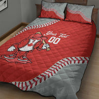 Canada 2026 Baseball Custom Quilt Bed Set Go Champions Drip Style