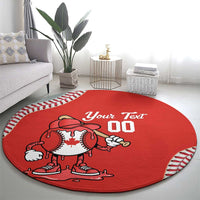 Canada 2026 Baseball Custom Round Carpet Go Champions Drip Style