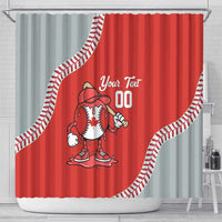 Canada 2026 Baseball Custom Shower Curtain Go Champions Drip Style