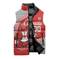 Canada 2026 Baseball Custom Sleeveless Puffer Jacket Go Champions Drip Style