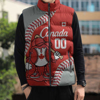 Canada 2026 Baseball Custom Sleeveless Puffer Jacket Go Champions Drip Style