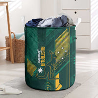 Australia Socceroos 2026 Custom Laundry Basket Go Aussie Kangaroo National Color