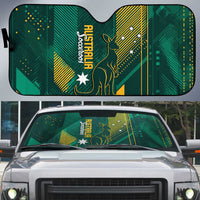 Australia Socceroos 2026 Custom Auto Sun Shade Go Aussie Kangaroo National Color