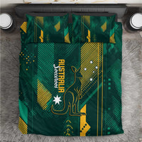 Australia Socceroos 2026 Custom Bedding Set Go Aussie Kangaroo National Color