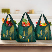 Australia Socceroos 2026 Custom Grocery Bag Go Aussie Kangaroo National Color