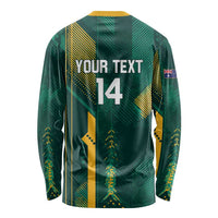 Australia Socceroos 2026 Custom Long Sleeve Shirt Go Aussie Kangaroo National Color