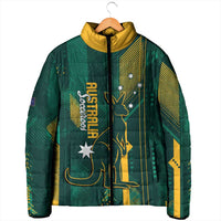 Australia Socceroos 2026 Custom Padded Jacket Go Aussie Kangaroo National Color