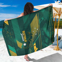 Australia Socceroos 2026 Custom Sarong Go Aussie Kangaroo National Color