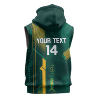 Australia Socceroos 2026 Custom Sleeveless Hoodie Go Aussie Kangaroo National Color