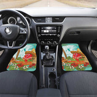 Hawaii Cinco de Mayo Car Mats Chili Pepper Hula Girl Tropical Vibes