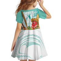 Hawaii Cinco de Mayo Family Matching Puletasi and Hawaiian Shirt Chili Pepper Hula Girl Tropical Vibes
