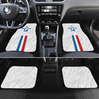 Custom Paraguay Football Car Mats Vamos Albirroja