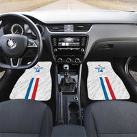 Custom Paraguay Football Car Mats Vamos Albirroja