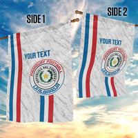Custom Paraguay Football Garden Flag Vamos Albirroja