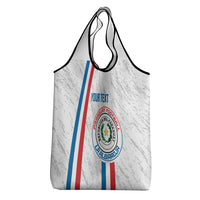 Custom Paraguay Football Grocery Bag Vamos Albirroja