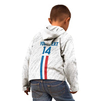 Custom Paraguay Football Kid Hoodie Vamos Albirroja