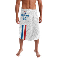 Custom Paraguay Football Lavalava Vamos Albirroja