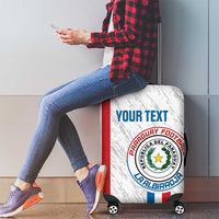 Custom Paraguay Football Luggage Cover Vamos Albirroja