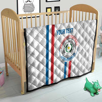 Custom Paraguay Football Quilt Vamos Albirroja