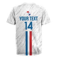 Custom Paraguay Football Rugby Jersey Vamos Albirroja