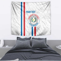 Custom Paraguay Football Tapestry Vamos Albirroja