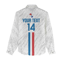 Custom Paraguay Football Women Casual Shirt Vamos Albirroja