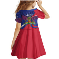 Personalised Haiti Flag Day Family Matching Mermaid Dress and Hawaiian Shirt Lest Us Remember Our Heroes - Wonder Print Shop