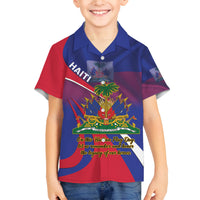 Personalised Haiti Flag Day Family Matching Off Shoulder Short Dress and Hawaiian Shirt Lest Us Remember Our Heroes - Wonder Print Shop