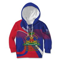 Personalised Haiti Flag Day Kid Hoodie Lest Us Remember Our Heroes - Wonder Print Shop