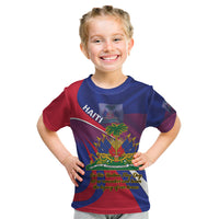 Personalised Haiti Flag Day Kid T Shirt Lest Us Remember Our Heroes - Wonder Print Shop