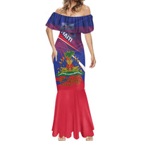 Personalised Haiti Flag Day Mermaid Dress Lest Us Remember Our Heroes - Wonder Print Shop