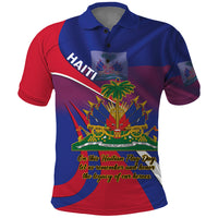 Personalised Haiti Flag Day Polo Shirt Lest Us Remember Our Heroes - Wonder Print Shop