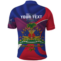 Personalised Haiti Flag Day Polo Shirt Lest Us Remember Our Heroes - Wonder Print Shop