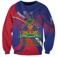 Personalised Haiti Flag Day Sweatshirt Lest Us Remember Our Heroes - Wonder Print Shop