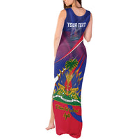 Personalised Haiti Flag Day Tank Maxi Dress Lest Us Remember Our Heroes - Wonder Print Shop