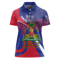 Personalised Haiti Flag Day Women Polo Shirt Lest Us Remember Our Heroes - Wonder Print Shop
