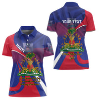 Personalised Haiti Flag Day Women Polo Shirt Lest Us Remember Our Heroes - Wonder Print Shop