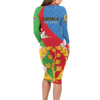 Eritrea Independence Day Family Matching Long Sleeve Bodycon Dress and Hawaiian Shirt Eritrean Olive Branches 33rd Anniversary - Wonder Print Shop